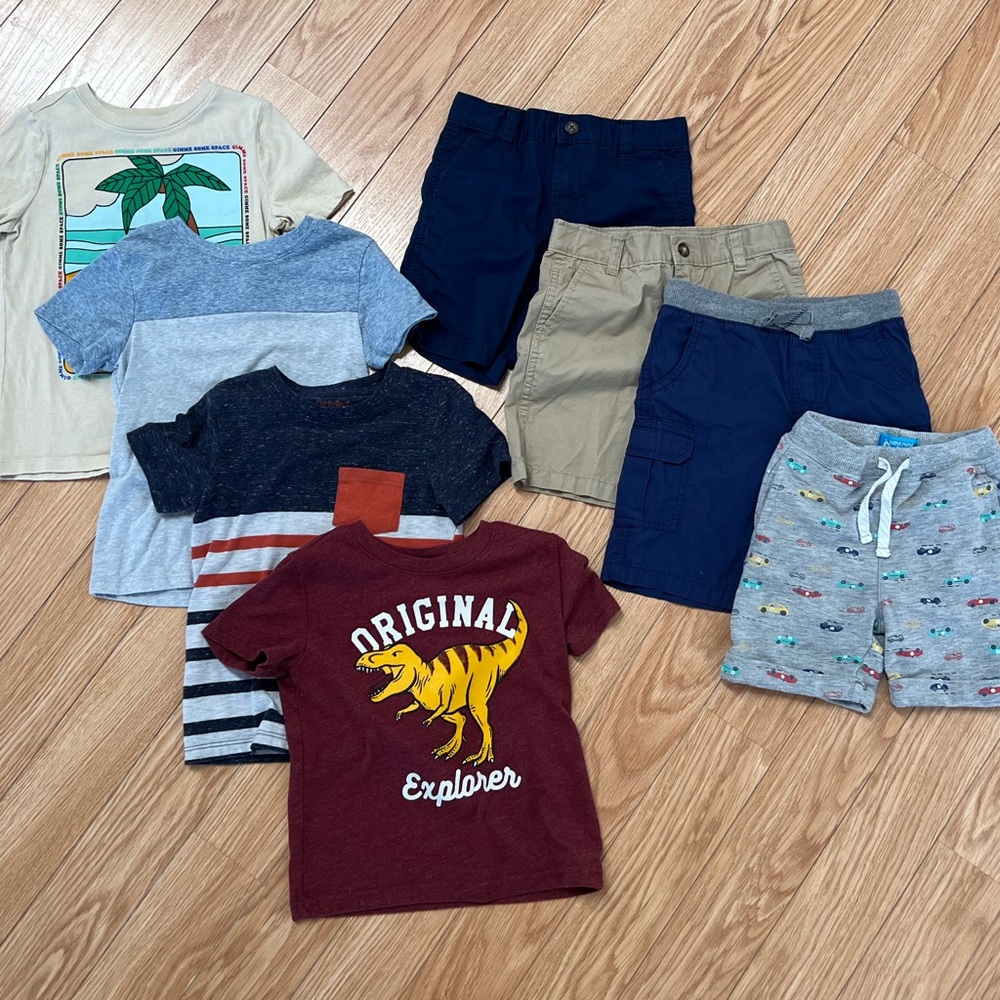 Boys 3t and 4t Shirts and Shorts